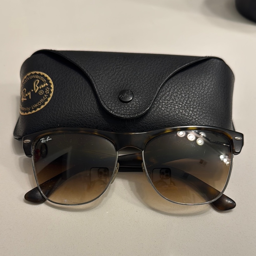 Ray-Ban Tortoise Sunglasses with Case